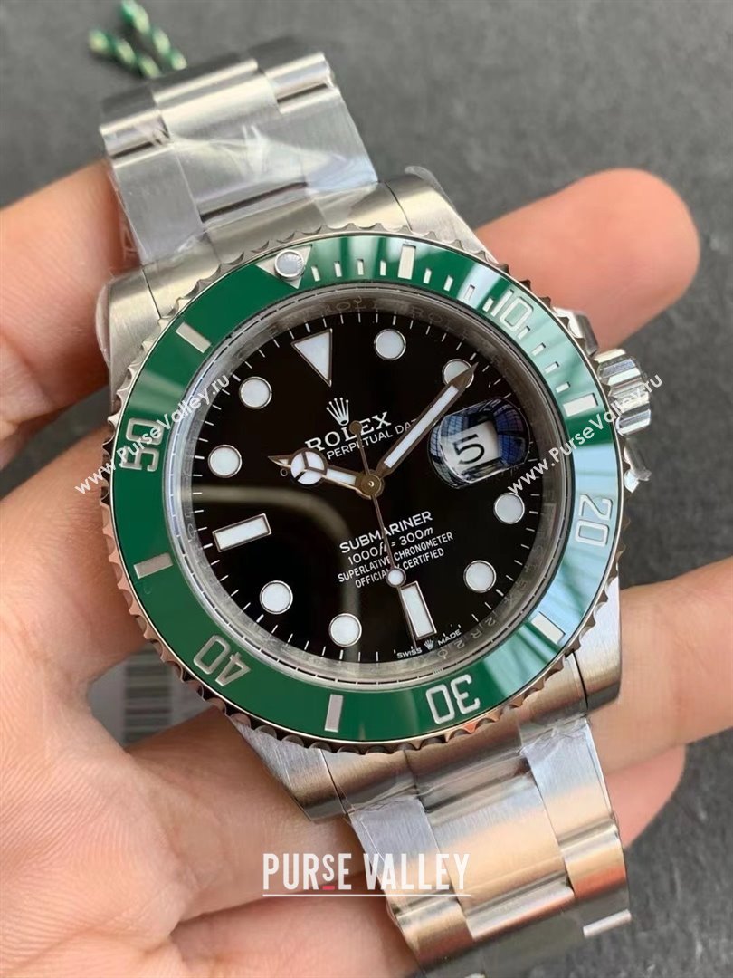 Rolex submariner 40MM Watch Green 3235 (kana-240328-1650)