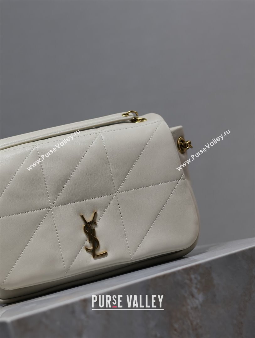 Saint Laurent jamie 4.3 small Bag in lambskin 763475 white(original quality) (bige-240425-01)