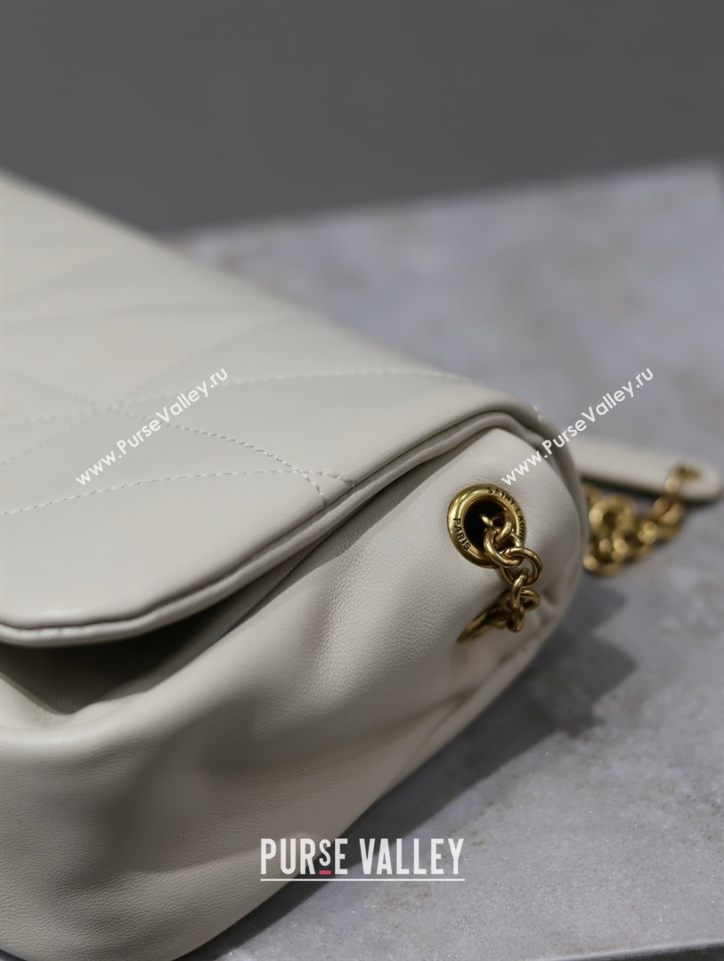 Saint Laurent jamie 4.3 small Bag in lambskin 763475 white(original quality) (bige-240425-01)