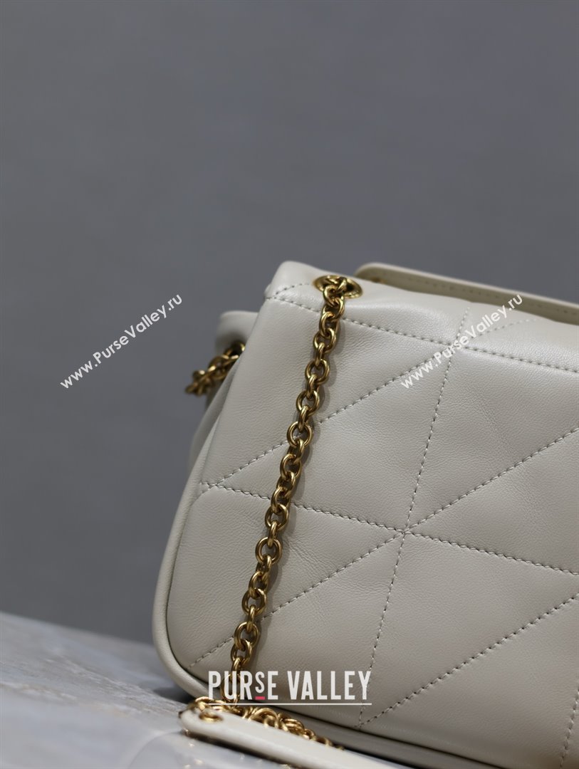 Saint Laurent jamie 4.3 small Bag in lambskin 763475 white(original quality) (bige-240425-01)