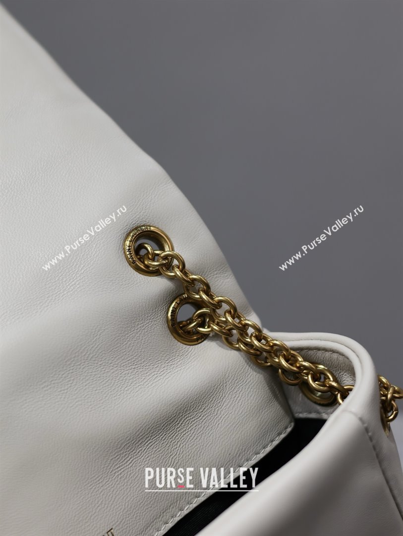 Saint Laurent jamie 4.3 small Bag in lambskin 763475 white(original quality) (bige-240425-01)