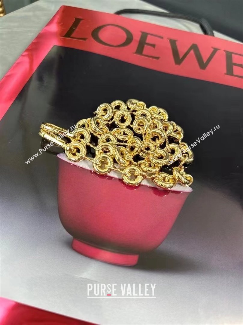 loewe Chunky donut strap in metal gold (nana-240328-02)