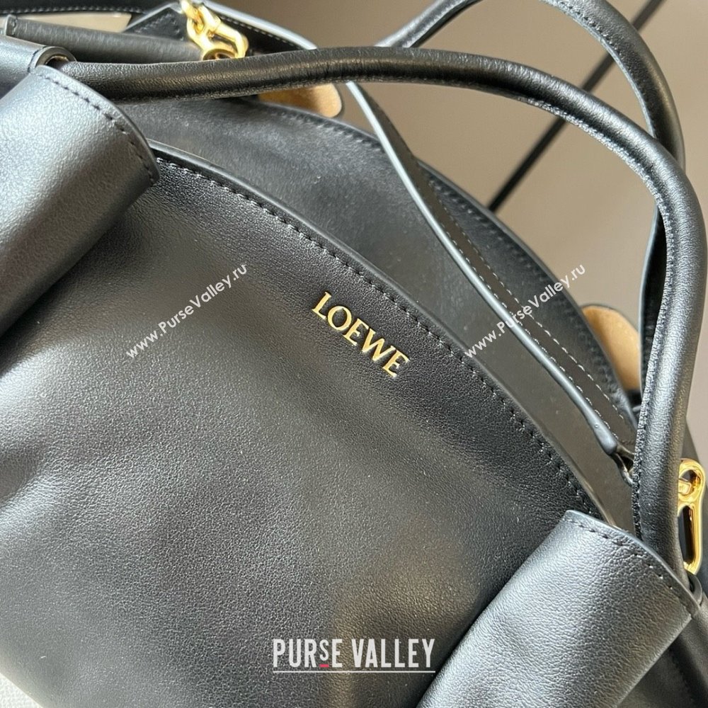 LOEWE Paseo bag in shiny nappa calfskin 062240 black 2024 (yongsheng-240329-12)