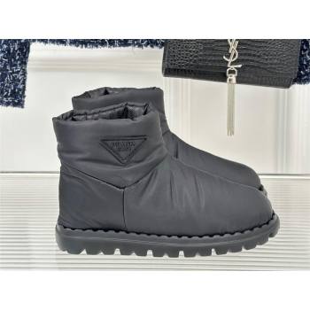 Prada Nylon fabric booties 1T259N black 2023 (kaola-231114-03)
