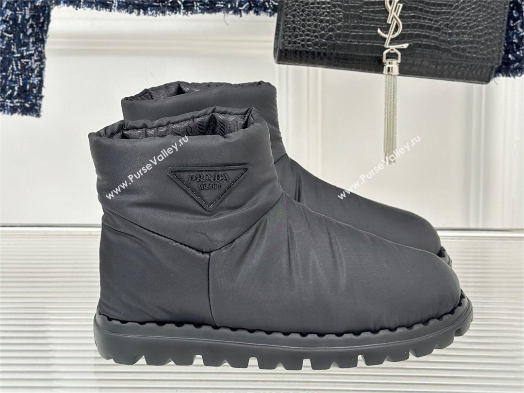 Prada Nylon fabric booties 1T259N black 2023 (kaola-231114-03)
