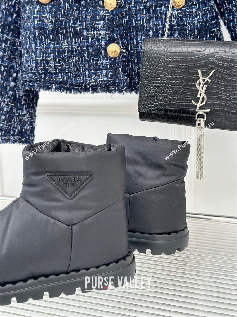 Prada Nylon fabric booties 1T259N black 2023 (kaola-231114-03)