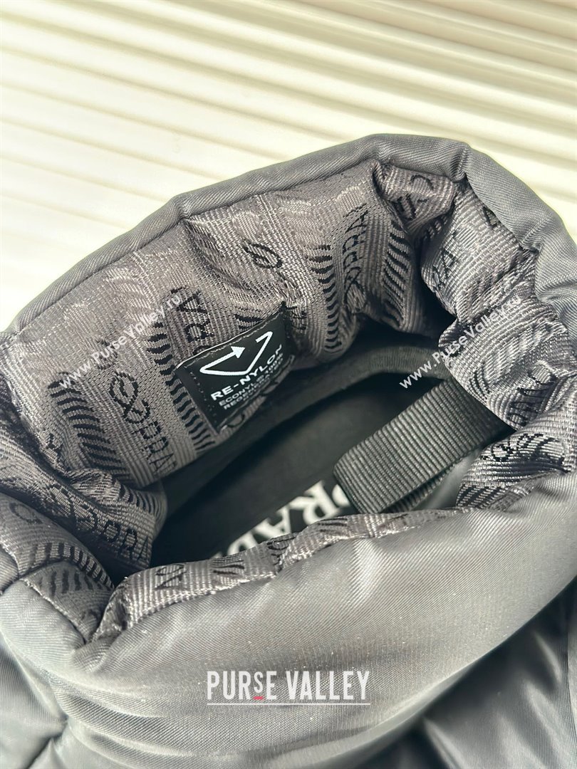 Prada Nylon fabric booties 1T259N black 2023 (kaola-231114-03)