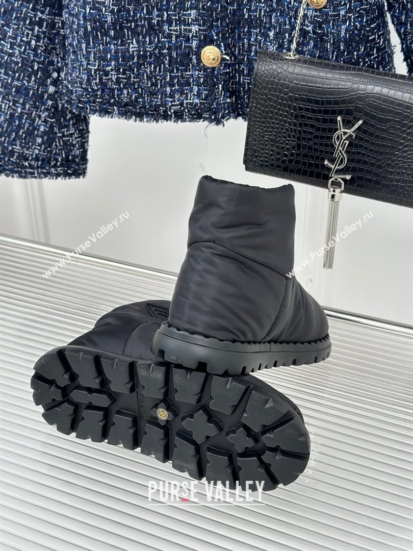 Prada Nylon fabric booties 1T259N black 2023 (kaola-231114-03)