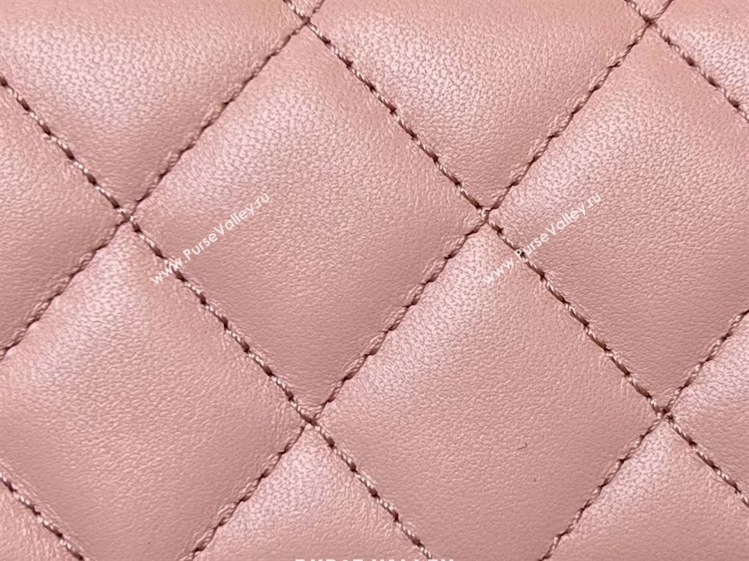 chanel Gold BALL LEATHER SMALL flap bag AS1787 PINK (ORIGINAL QUALITY) (SHUNYANG-240222-11)