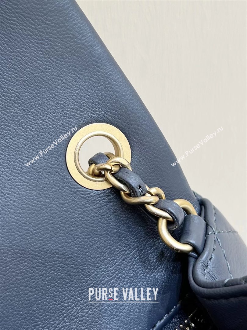 chanel Gold BALL LEATHER SMALL flap bag AS1787 DARK GRAY (ORIGINAL QUALITY) (SHUNYANG-240222-12)