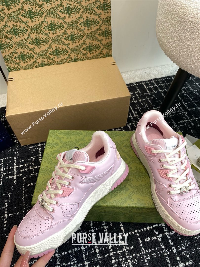 GUCCI jones low-top sneakers pink 2024 (kaola-240425-07)