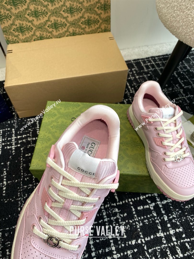 GUCCI jones low-top sneakers pink 2024 (kaola-240425-07)