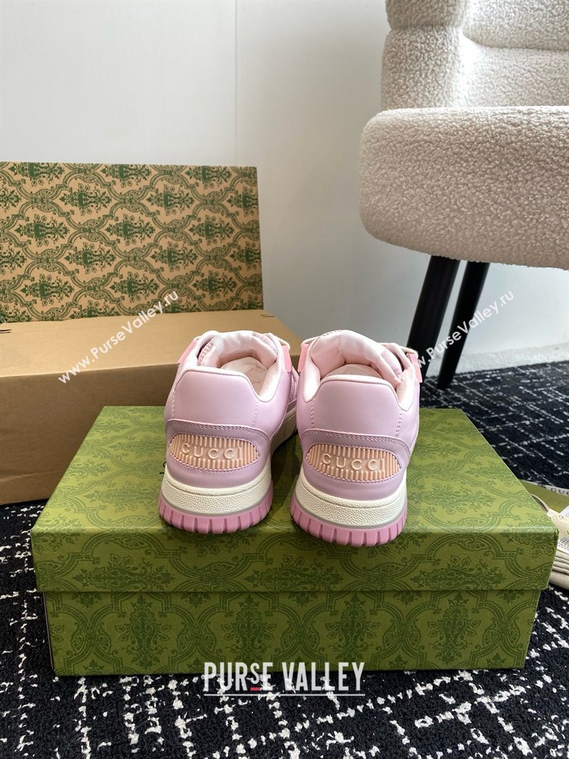 GUCCI jones low-top sneakers pink 2024 (kaola-240425-07)