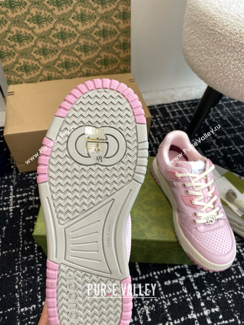 GUCCI jones low-top sneakers pink 2024 (kaola-240425-07)