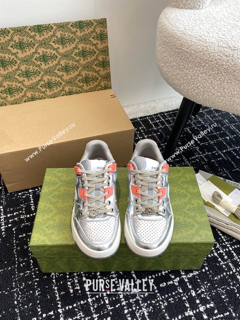 GUCCI jones low-top sneakers silver 2024 (kaola-240425-08)