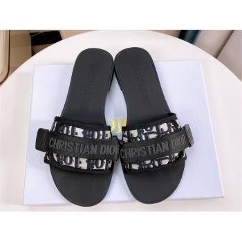 Dior Blue Oblique Print Dio(r)evolution Slides (guodong-231227-01)