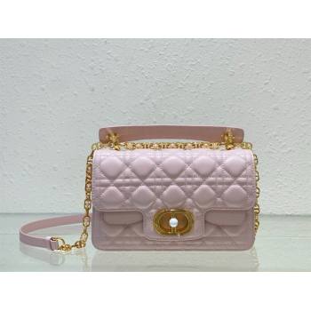 dior small Jolie Top Handle Bag in Latte Cannage Calfskin pink 2024 (xxg-240329-05)