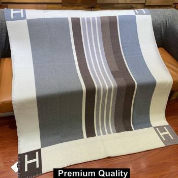 Hermes Avalon H Throw cashmere Blanket 07 (jijiqing-5091)