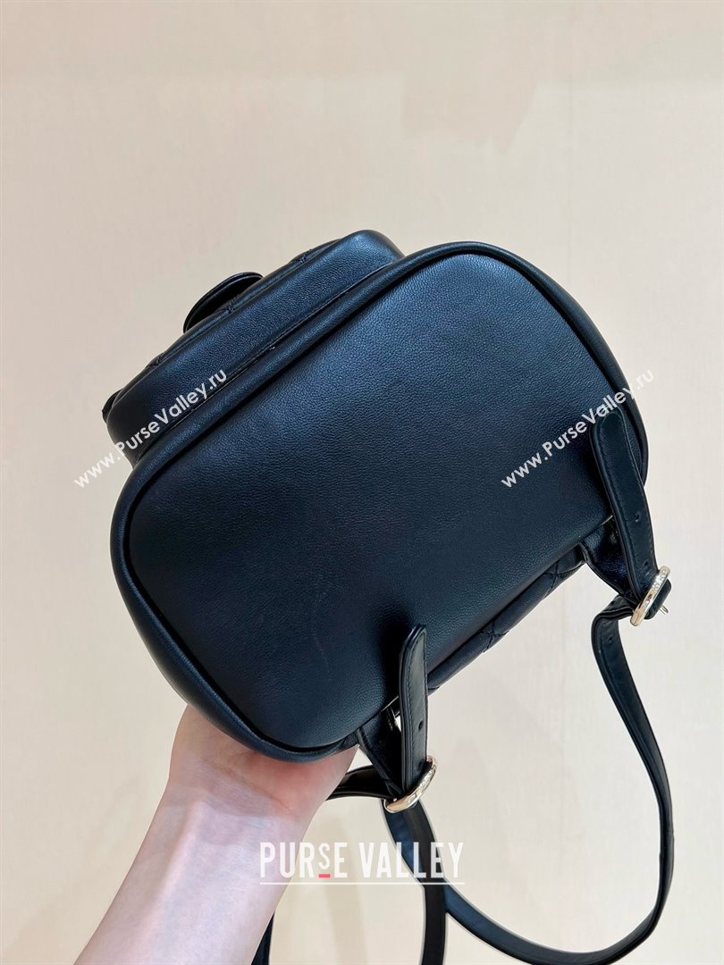 chanel mini sheepskin duma backpack AS2908 BLACK 2024(ORIGINAL QUALITY) (SHUNYANG-240222-22)