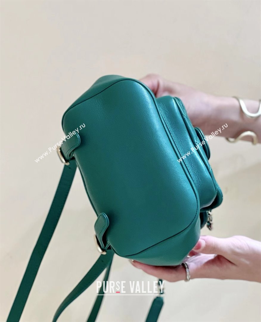 chanel mini sheepskin duma backpack AS2908 GREEN 2024(ORIGINAL QUALITY) (SHUNYANG-240222-24)