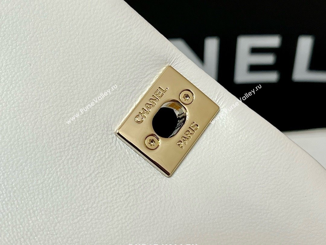 chanel mini sheepskin duma backpack AS2908 WHITE 2024(ORIGINAL QUALITY) (SHUNYANG-240222-25)