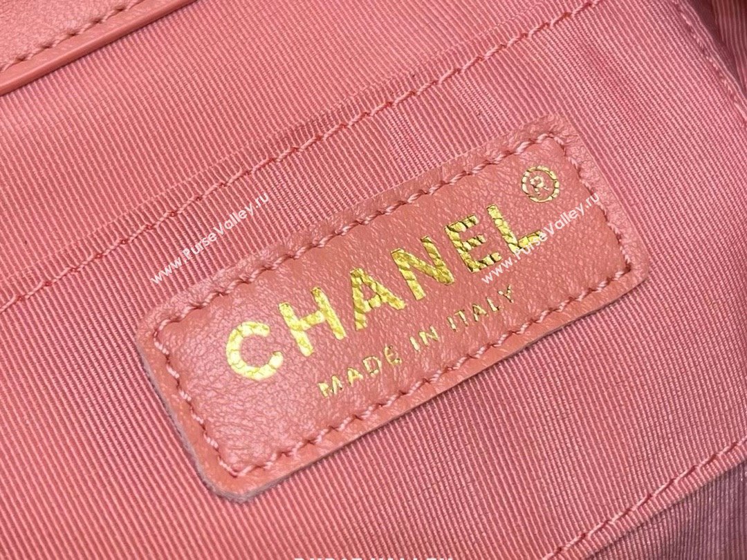 chanel mini sheepskin duma backpack AS2908 PINK 2024(ORIGINAL QUALITY) (SHUNYANG-240222-21)