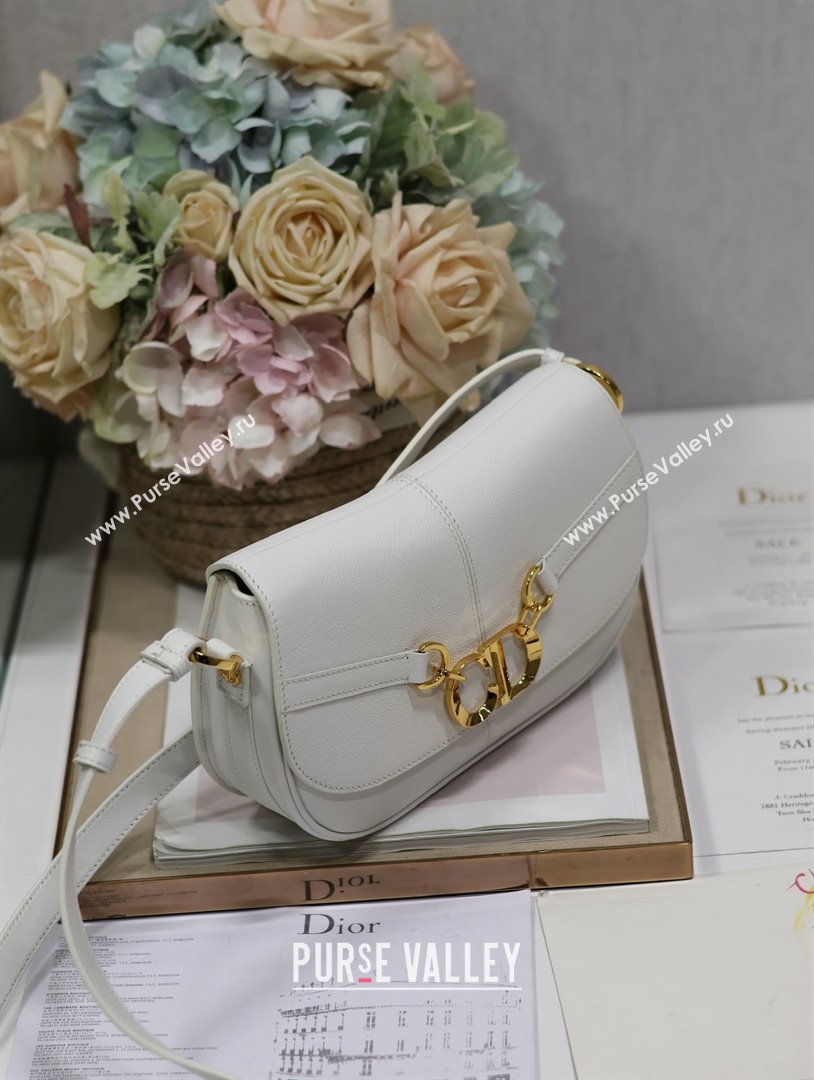 Dior Small CD Besace Bag in white Calfskin 2024 (xxg-240401-14)
