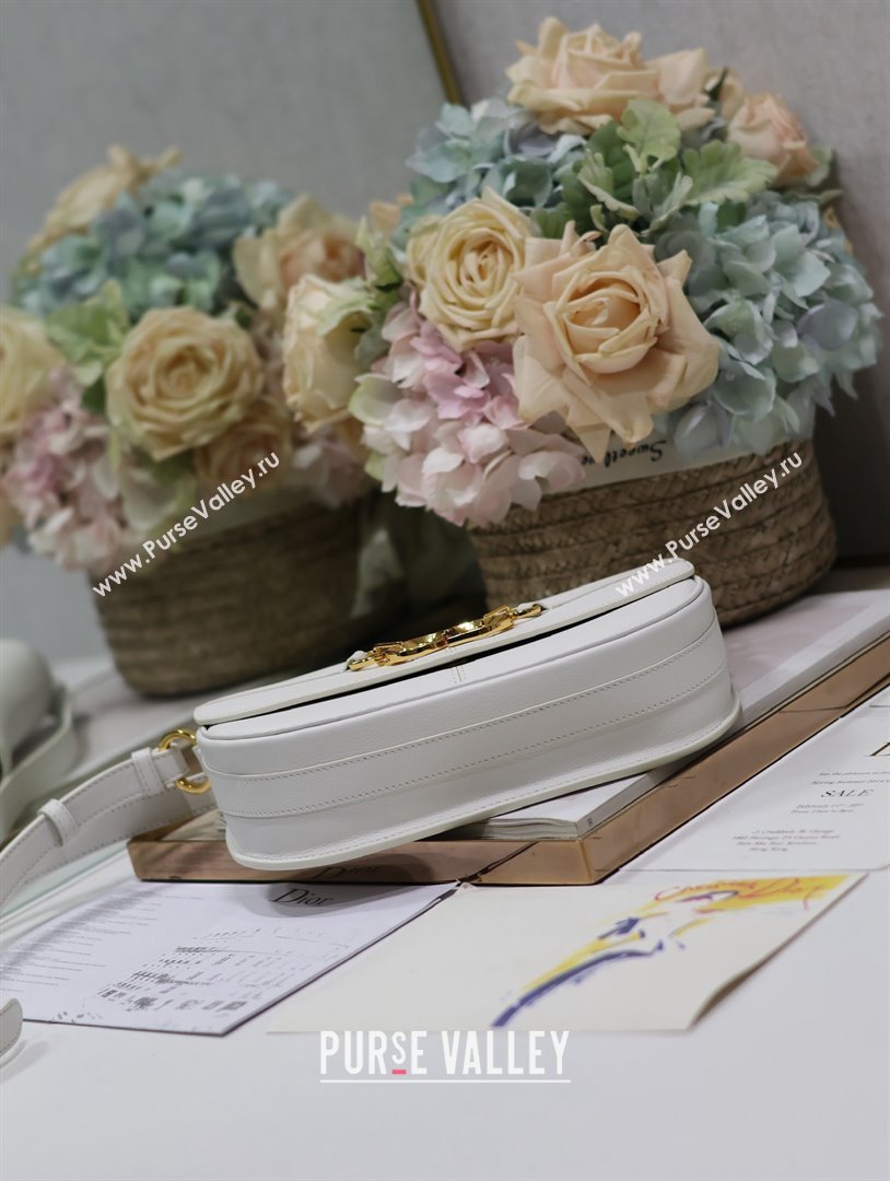 Dior Small CD Besace Bag in white Calfskin 2024 (xxg-240401-14)