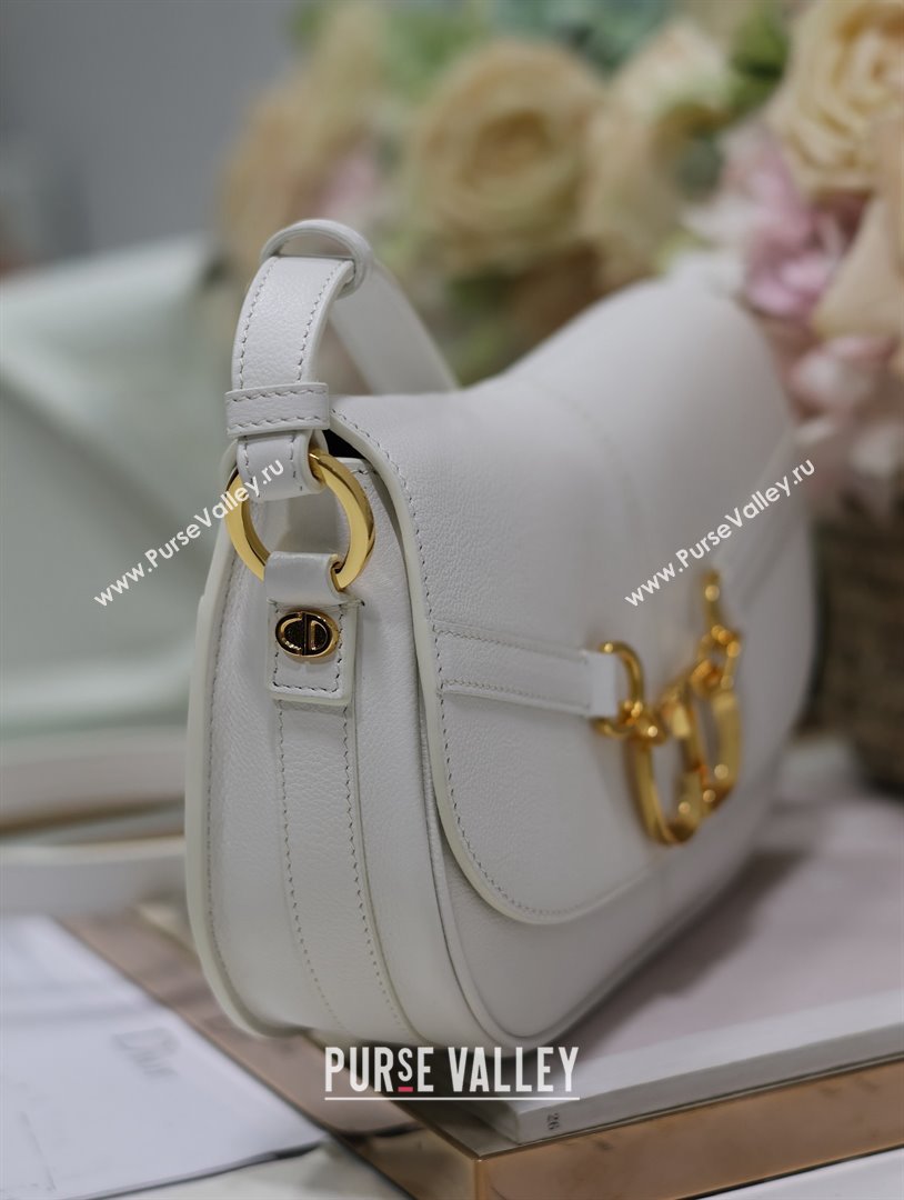 Dior Small CD Besace Bag in white Calfskin 2024 (xxg-240401-14)
