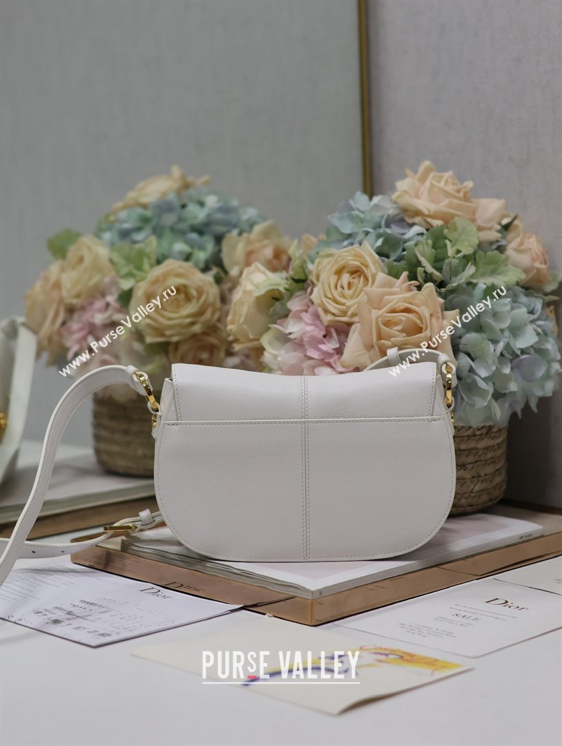 Dior Small CD Besace Bag in white Calfskin 2024 (xxg-240401-14)