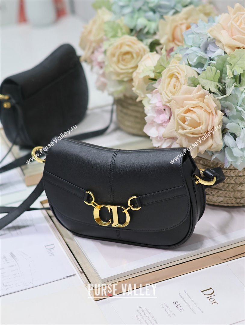 Dior Small CD Besace Bag in Black Calfskin 2024 (xxg-240401-13)