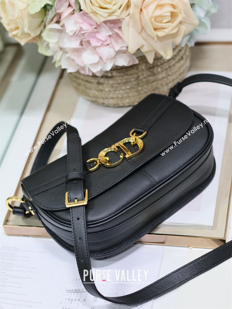 Dior Small CD Besace Bag in Black Calfskin 2024 (xxg-240401-13)