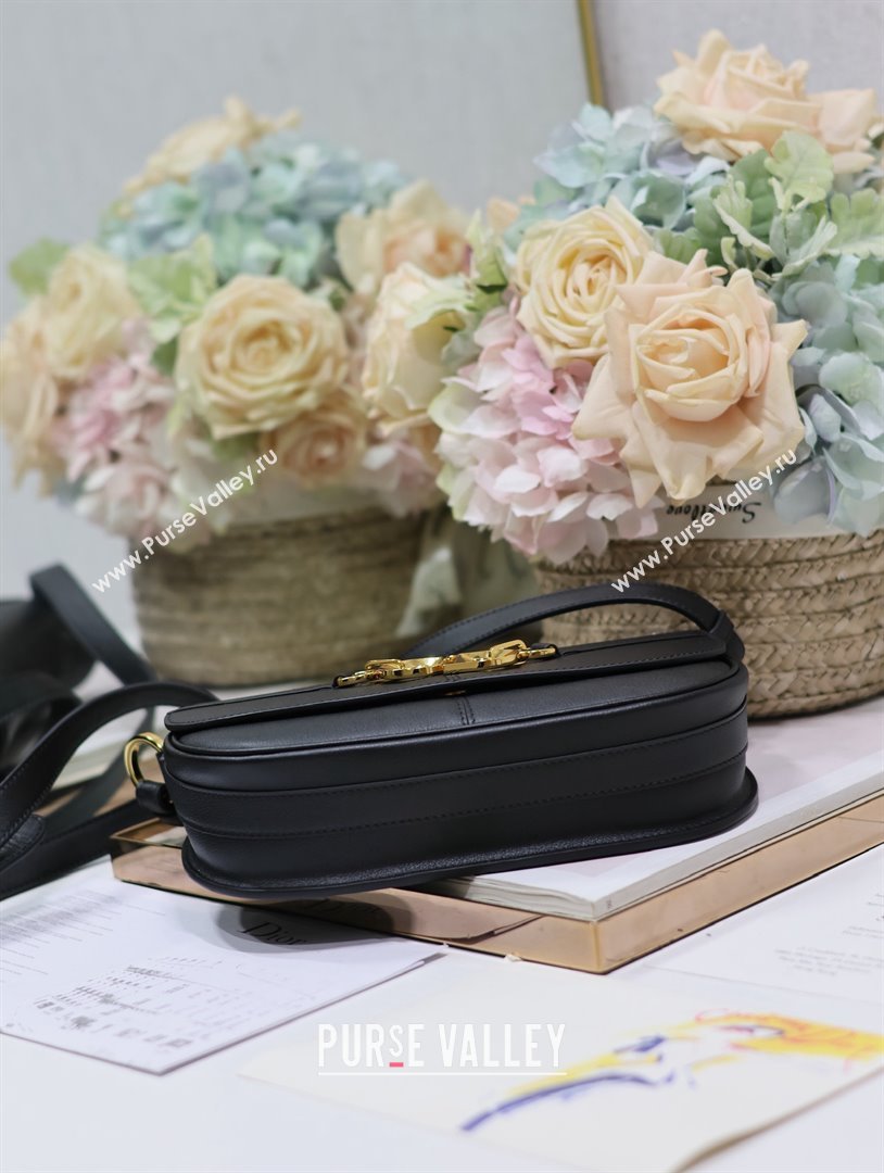 Dior Small CD Besace Bag in Black Calfskin 2024 (xxg-240401-13)