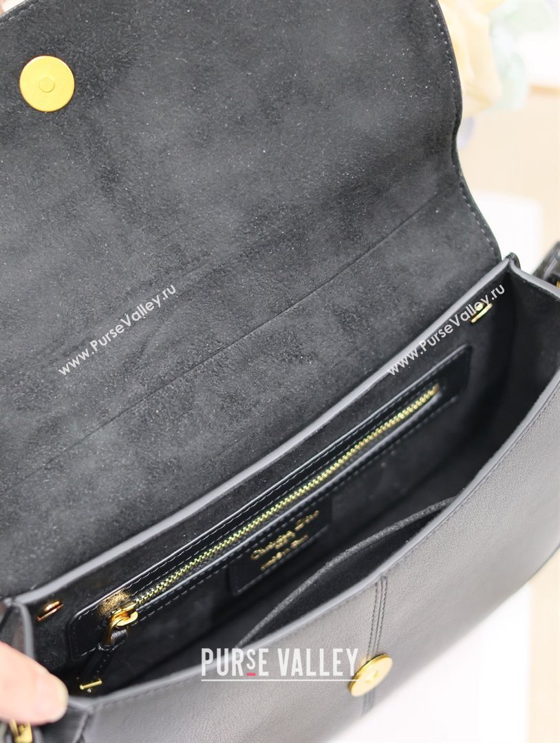 Dior Small CD Besace Bag in Black Calfskin 2024 (xxg-240401-13)