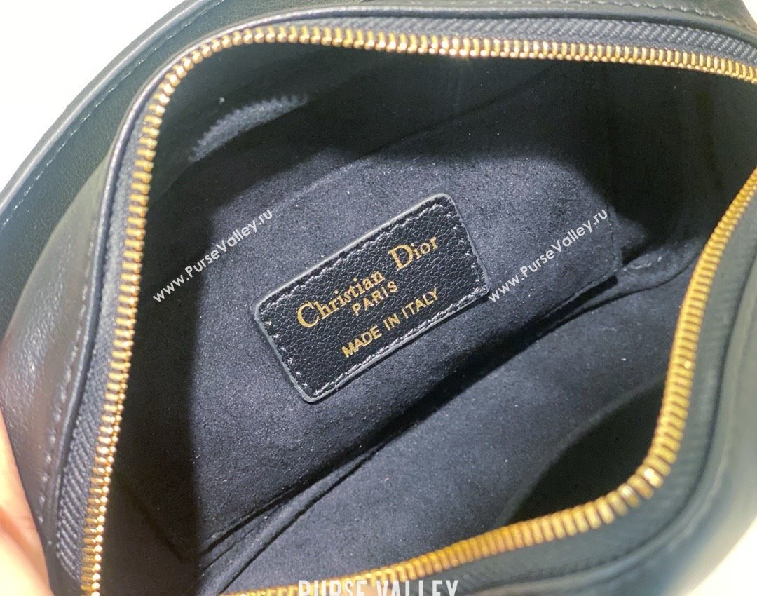 Dior small Caro Top Handle Camera Bag in Black Calfskin 2024 (xxg-240401-16)