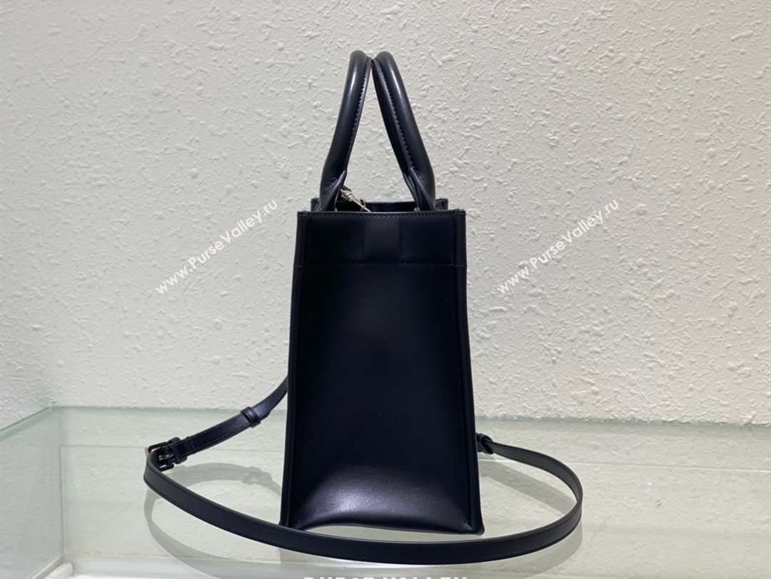 Dior small Book Tote Bag in black Macrocannage Calfskin 2024 (xxg-240401-03)