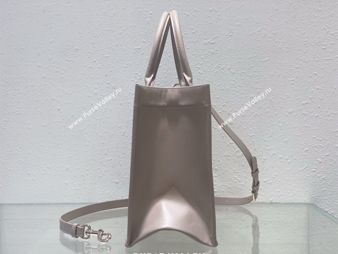 Dior Medium Book Tote Bag in nude pink Macrocannage Calfskin 2024 (xxg-240329-14)