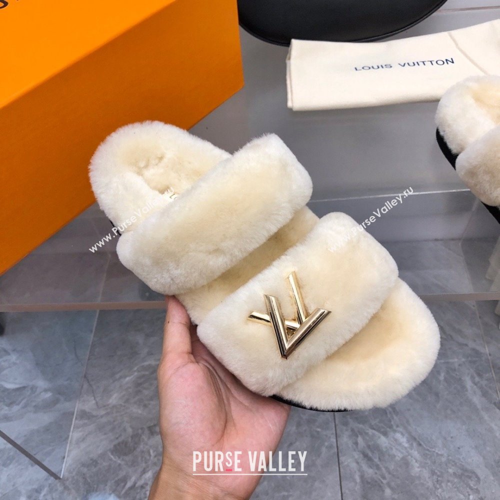 Louis Vuitton LV Sunset Comfort Flat Mule creamy 2023 (modeng-231013-03)