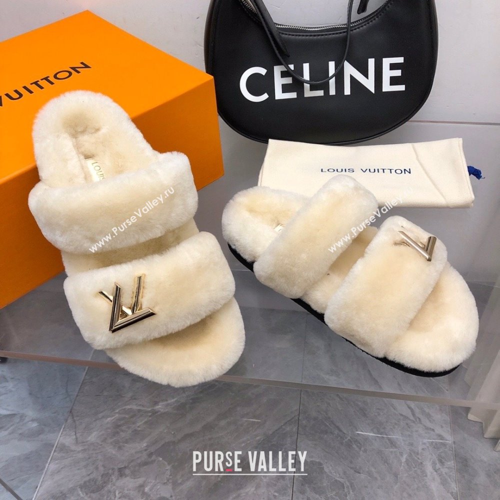 Louis Vuitton LV Sunset Comfort Flat Mule creamy 2023 (modeng-231013-03)