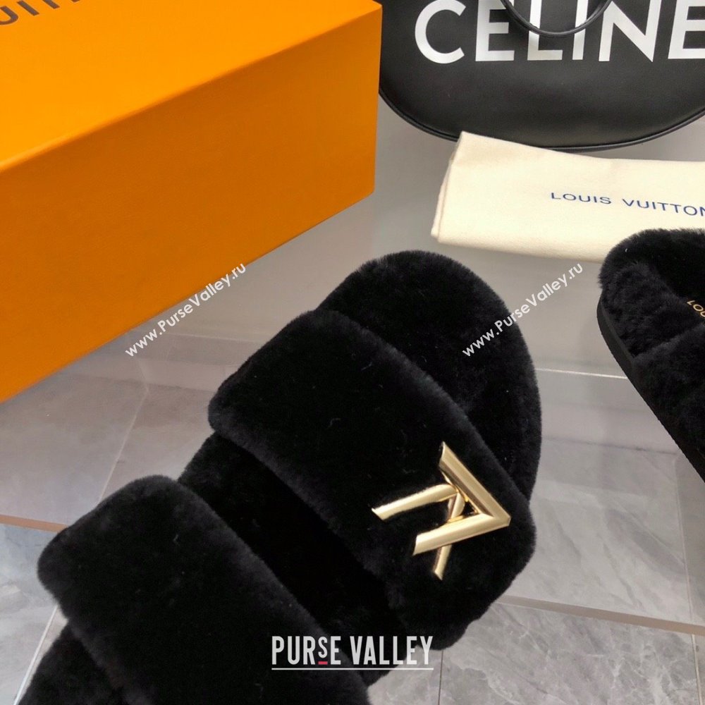 Louis Vuitton LV Sunset Comfort Flat Mule black 2023 (modeng-231013-04)