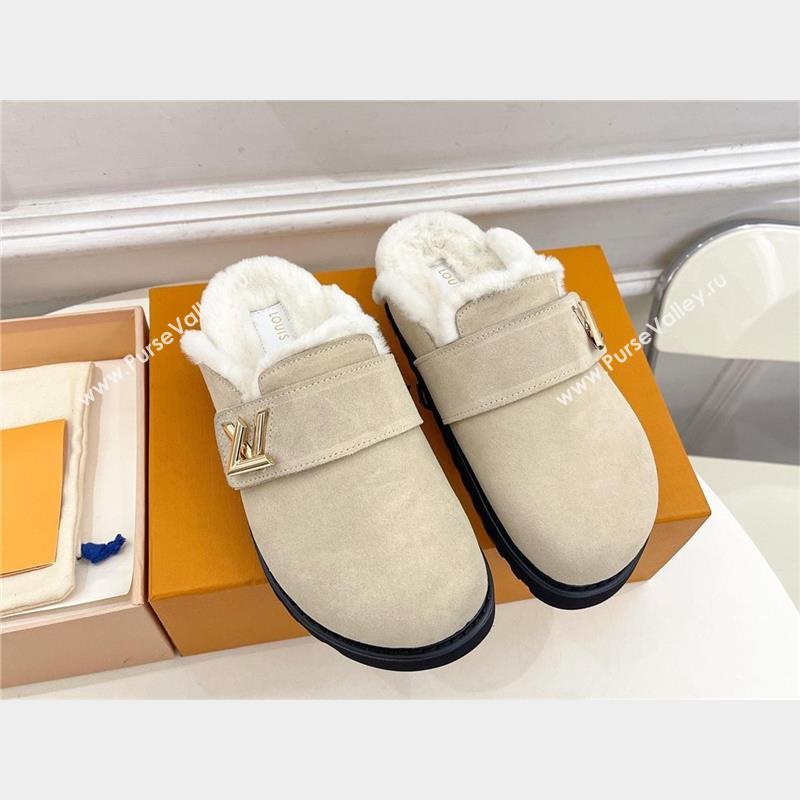 Louis Vuitton LV Cosy Flat Comfort Clog Natural 2023 (modeng-231013-05)