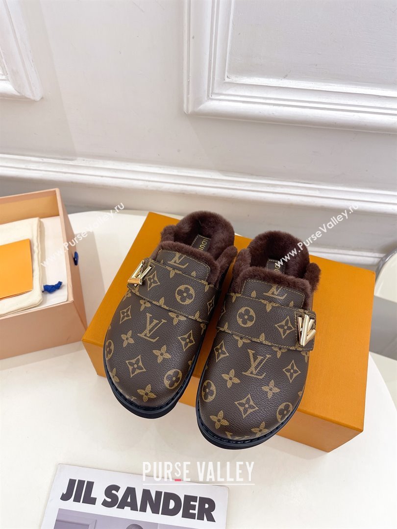 Louis Vuitton LV Cosy Flat Comfort Clog monogram canvas 2023 (modeng-231013-07)