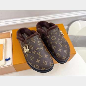 Louis Vuitton LV Cosy Flat Comfort Clog monogram canvas 2023 (modeng-231013-07)