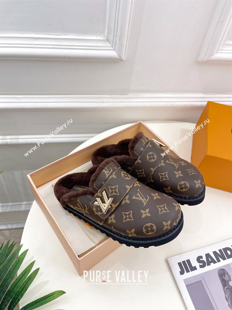 Louis Vuitton LV Cosy Flat Comfort Clog monogram canvas 2023 (modeng-231013-07)