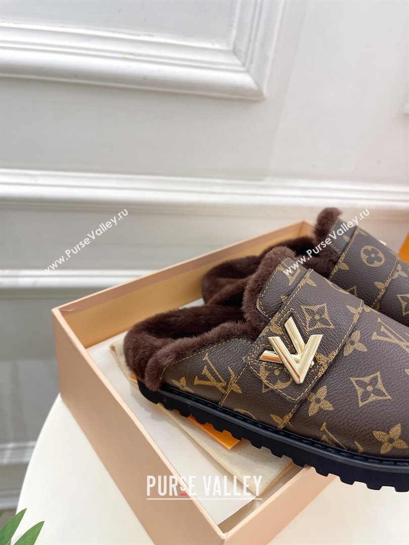 Louis Vuitton LV Cosy Flat Comfort Clog monogram canvas 2023 (modeng-231013-07)