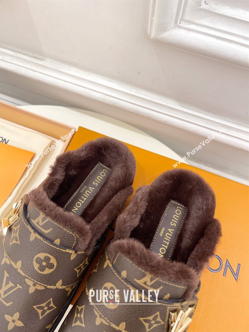 Louis Vuitton LV Cosy Flat Comfort Clog monogram canvas 2023 (modeng-231013-07)