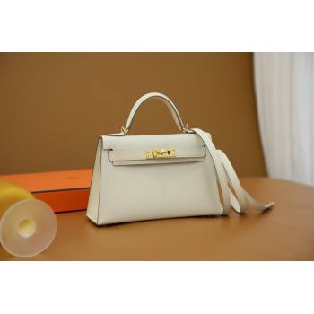 Hermes Mini Kelly II Handbag in original epsom leather carie with gold hardware(handmade) (ayan-231115-17)