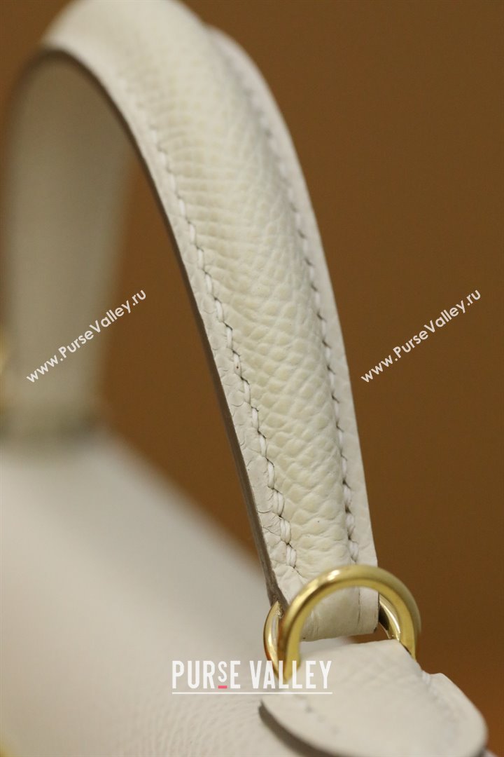 Hermes Mini Kelly II Handbag in original epsom leather carie with gold hardware(handmade) (ayan-231115-17)