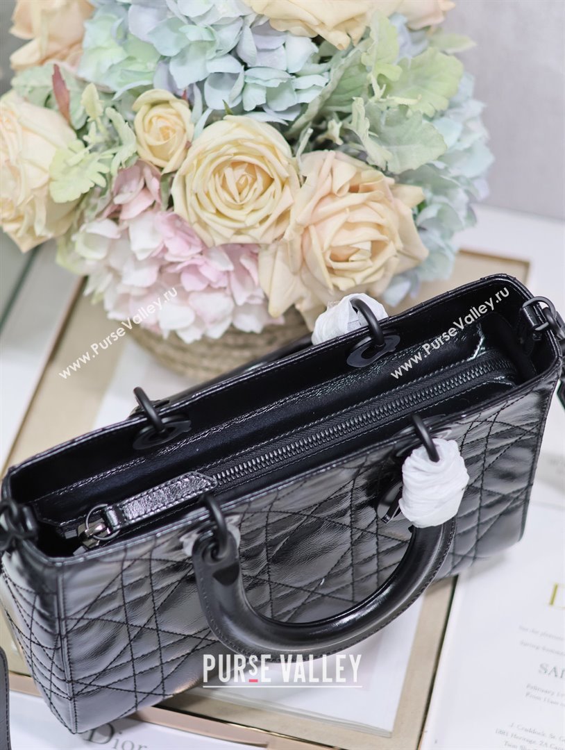 Dior Medium Lady D-Sire My ABCDior Bag in Black Calfskin 2024 (xxg-240401-18)