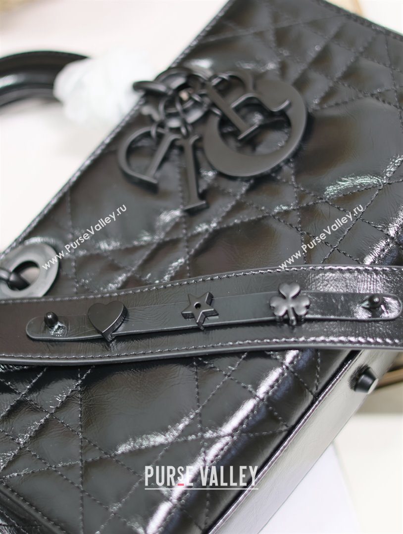 Dior small Lady D-Sire My ABCDior Bag in Black Calfskin 2024 (xxg-240401-20)